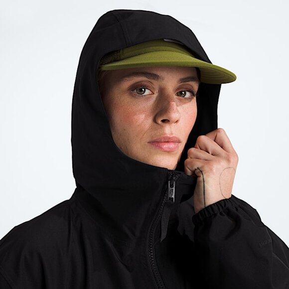 North Face Women’s Daybreak Mid Rain Parka - Black - Picture 3 of 7